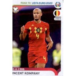 Vincent Kompany Belgium 21 Panini Road to UEFA EURO 2020 Sticker Collection