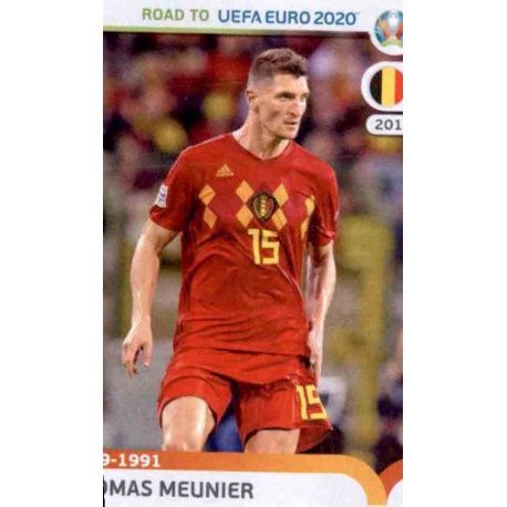 Thomas Meunier Belgium 23 Panini Road to UEFA EURO 2020 Sticker Collection