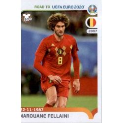 Marouane Fellaini Belgium 24 Panini Road to UEFA EURO 2020 Sticker Collection