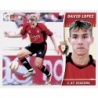Sticker of David López Osasuna Liga Este 2006 2007