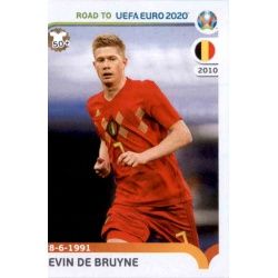 Kevin De Bruyne Belgium 29 Panini Road to UEFA EURO 2020 Sticker Collection