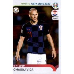 Domagoj Vida Croatia 36 Panini Road to UEFA EURO 2020 Sticker Collection