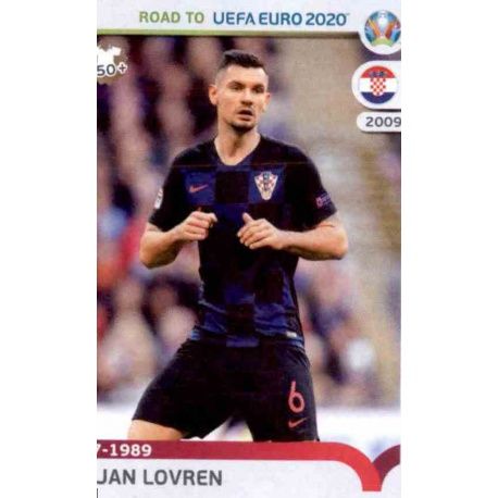 Dejan Lovren Croatia 37 Panini Road to UEFA EURO 2020 Sticker Collection