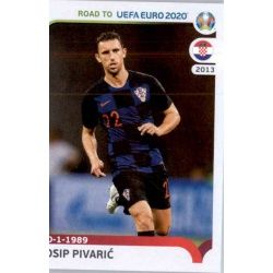 Josip Pivarić Croatia 41 Panini Road to UEFA EURO 2020 Sticker Collection