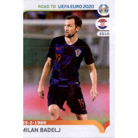 Milan Badelj Croatia 44 Panini Road to UEFA EURO 2020 Sticker Collection