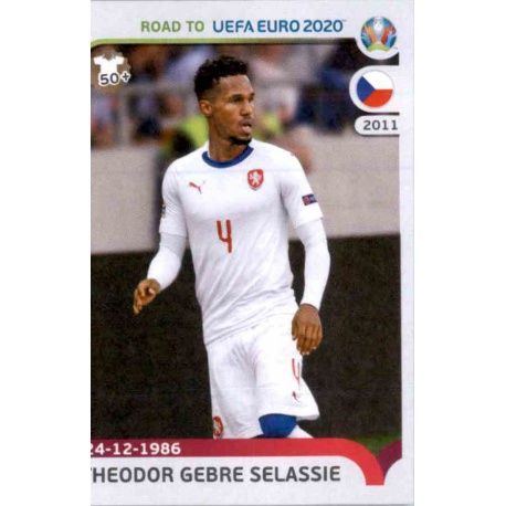 Theodor Gebre Selassie Czech Republic 52 Panini Road to UEFA EURO 2020 Sticker Collection