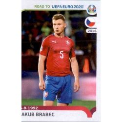Jakub Brabec Czech Republic 56 Panini Road to UEFA EURO 2020 Sticker Collection