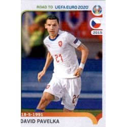 David Pavelka Czech Republic 60 Panini Road to UEFA EURO 2020 Sticker Collection