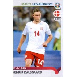 Henrik Dalsgaard Denmark 72 Panini Road to UEFA EURO 2020 Sticker Collection