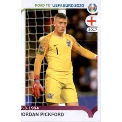 Jordan Pickford England 83 Panini Road to UEFA EURO 2020 Sticker Collection