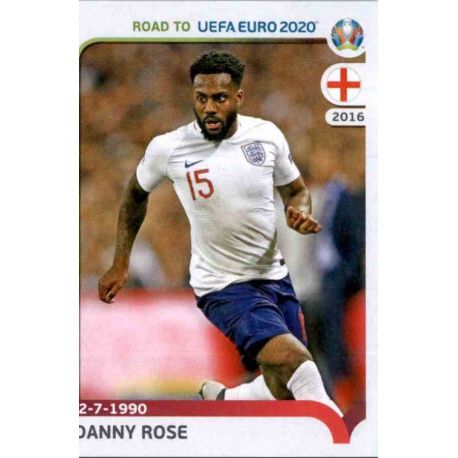Danny Rose England 88 Panini Road to UEFA EURO 2020 Sticker Collection