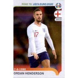 Jordan Henderson England 90 Panini Road to UEFA EURO 2020 Sticker Collection