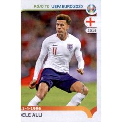 Dele Alli England 91 Panini Road to UEFA EURO 2020 Sticker Collection
