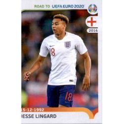 Jesse Lingard England 92 Panini Road to UEFA EURO 2020 Sticker Collection