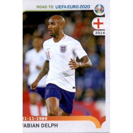 Fabian Delph England 93 Panini Road to UEFA EURO 2020 Sticker Collection