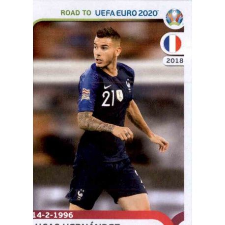 Lucas Hernández France 102 Panini Road to UEFA EURO 2020 Sticker Collection