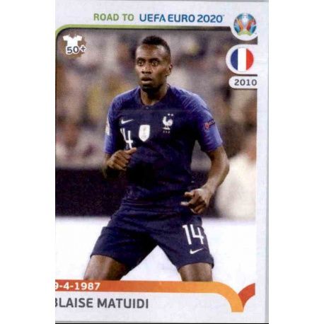 Blaise Matuidi France 105 Panini Road to UEFA EURO 2020 Sticker Collection