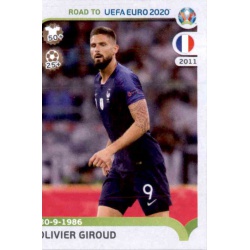 Olivier Giroud France 113 Panini Road to UEFA EURO 2020 Sticker Collection