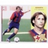 Cromos de la Liga Mendieta Doble Imagen Barcelona Coloca Liga Este 2002-03