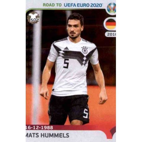 Mats Hummels Germany 117 Panini Road to UEFA EURO 2020 Sticker Collection