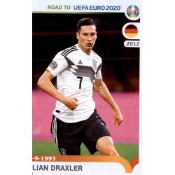 Julian Draxler Germany 126 Panini Road to UEFA EURO 2020 Sticker Collection