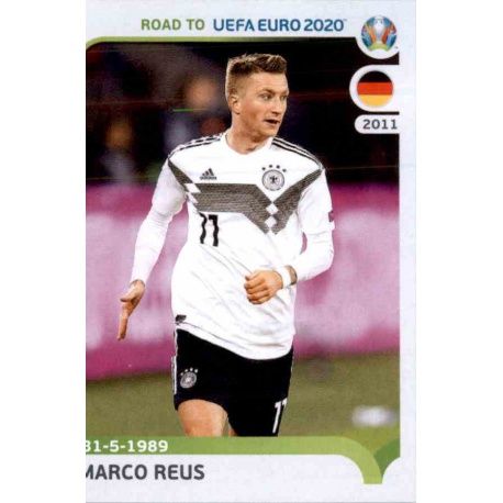 Marco Reus Germany 127 Panini Road to UEFA EURO 2020 Sticker Collection