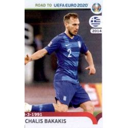 Michalis Bakakis Greece 133 Panini Road to UEFA EURO 2020 Sticker Collection