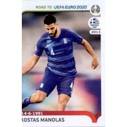 Kostas Manolas Greece 135 Panini Road to UEFA EURO 2020 Sticker Collection