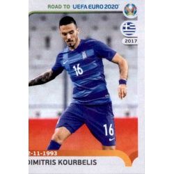 Dimitris Kourbelis Greece 139 Panini Road to UEFA EURO 2020 Sticker Collection