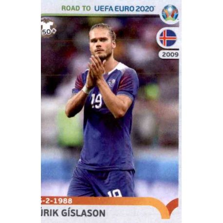 Rúrik Gíslason Iceland 154 Panini Road to UEFA EURO 2020 Sticker Collection