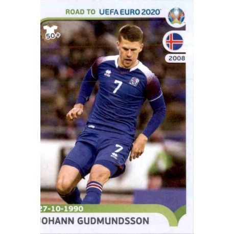 Johann Gudmundsson Iceland 158 Panini Road to UEFA EURO 2020 Sticker Collection