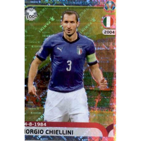 Giorgio Chiellini Italy 162 Panini Road to UEFA EURO 2020 Sticker Collection