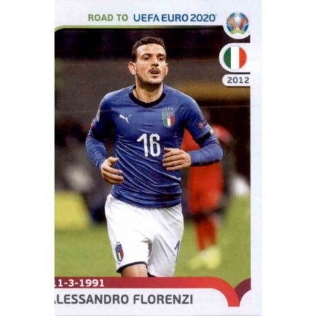 Alessandro Florenzi Italy 167 Panini Road to UEFA EURO 2020 Sticker Collection