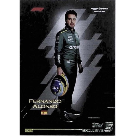Offer Cards Fernando Alonso Black Edge Fernando Alonso F1 Turbo Attax 2024