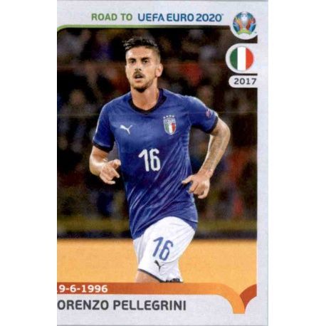 Lorenzo Pellegrini Italy 171 Panini Road to UEFA EURO 2020 Sticker Collection