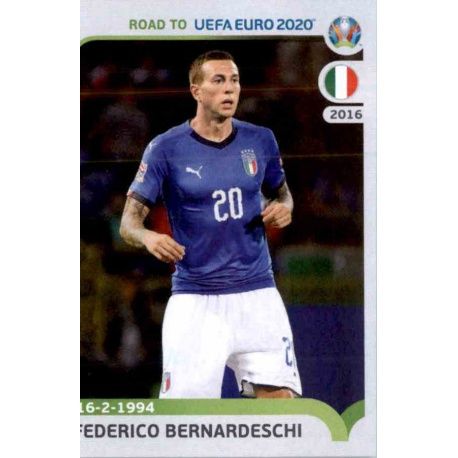Federico Bernardeschi Italy 175 Panini Road to UEFA EURO 2020 Sticker Collection