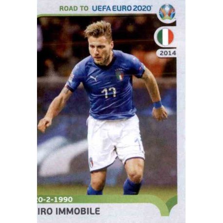 Ciro Immobile Italy 176 Panini Road to UEFA EURO 2020 Sticker Collection