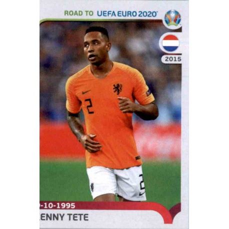 Kenny Tete Netherlands 184 Panini Road to UEFA EURO 2020 Sticker Collection