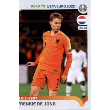 Frenkie de Jong Netherlands 186 Panini Road to UEFA EURO 2020 Sticker Collection