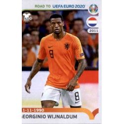 Georginio Wijnaldum Netherlands 187 Panini Road to UEFA EURO 2020 Sticker Collection