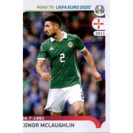 Conor McLaughlin Northern Ireland 198 Panini Road to UEFA EURO 2020 Sticker Collection