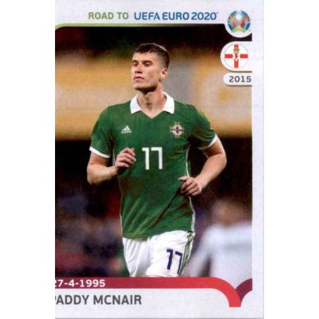 Paddy McNair Northern Ireland 199 Panini Road to UEFA EURO 2020 Sticker Collection