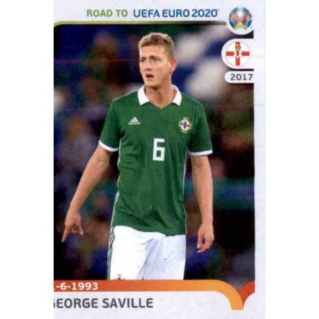 George Saville Northern Ireland 203 Panini Road to UEFA EURO 2020 Sticker Collection