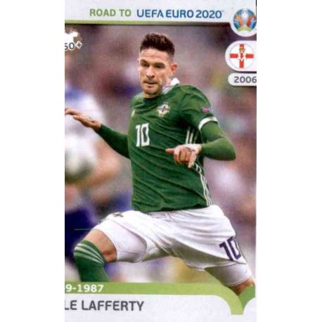 Kyle Lafferty Northern Ireland 209 Panini Road to UEFA EURO 2020 Sticker Collection