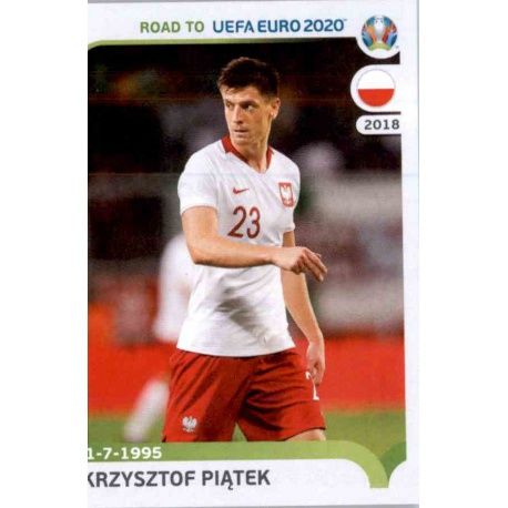 Krzysztof Piątek Poland 225 Panini Road to UEFA EURO 2020 Sticker Collection