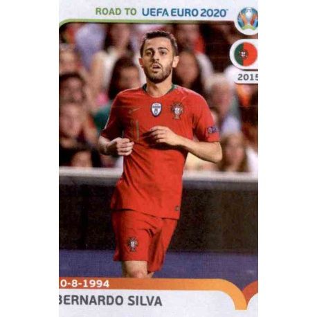 Bernardo Silva Portugal 239 Panini Road to UEFA EURO 2020 Sticker Collection