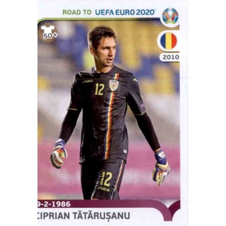 Ciprian Tătărușanu Romania 259 Panini Road to UEFA EURO 2020 Sticker Collection