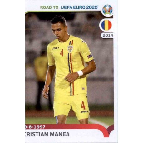 Cristian Manea Romania 262 Panini Road to UEFA EURO 2020 Sticker Collection