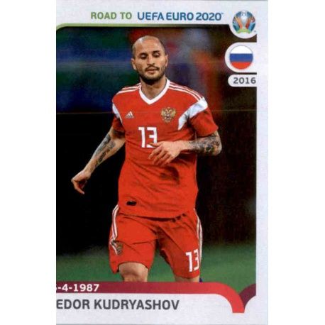 Fedor Kudryashov Russia 278 Panini Road to UEFA EURO 2020 Sticker Collection