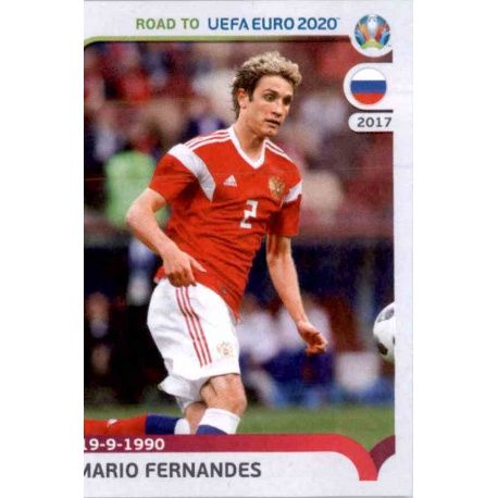 Mario Fernandes Russia 280 Panini Road to UEFA EURO 2020 Sticker Collection